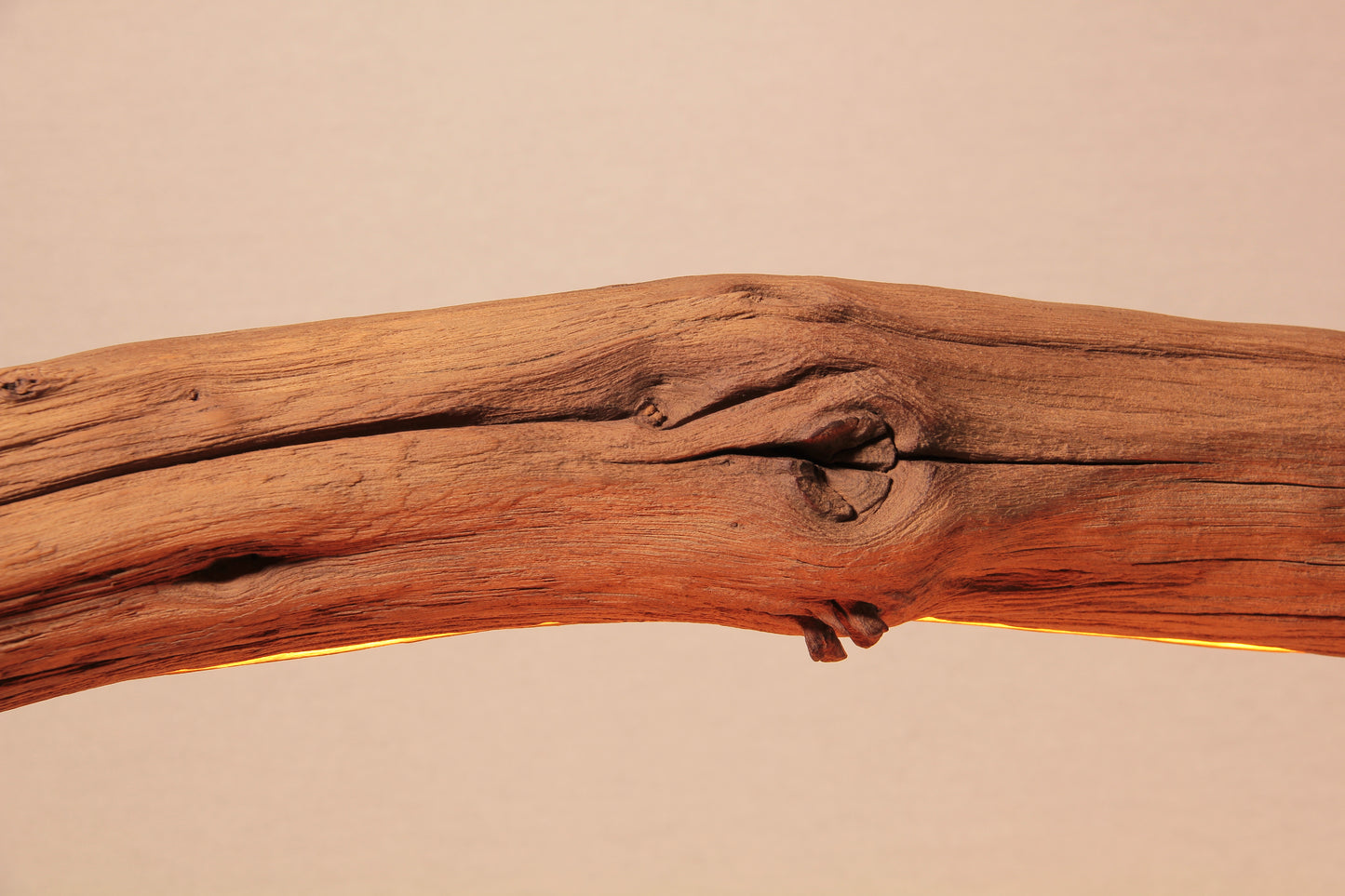 Lampe de table à manger - fait main pièce unique - 210cm branche de chêne