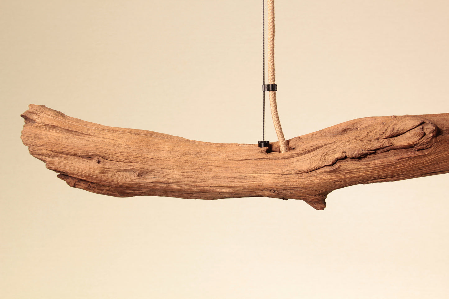 Dining table lamp - handmade unique piece - 124cm oak branch