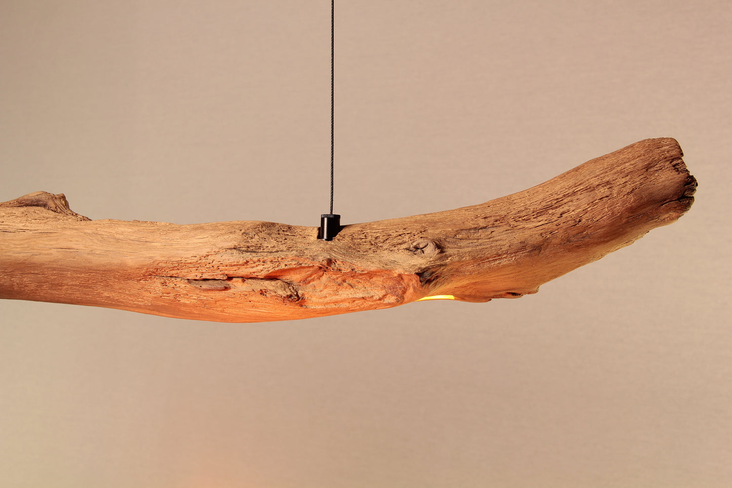 Dining table lamp / LED strip / 122 cm oak branch