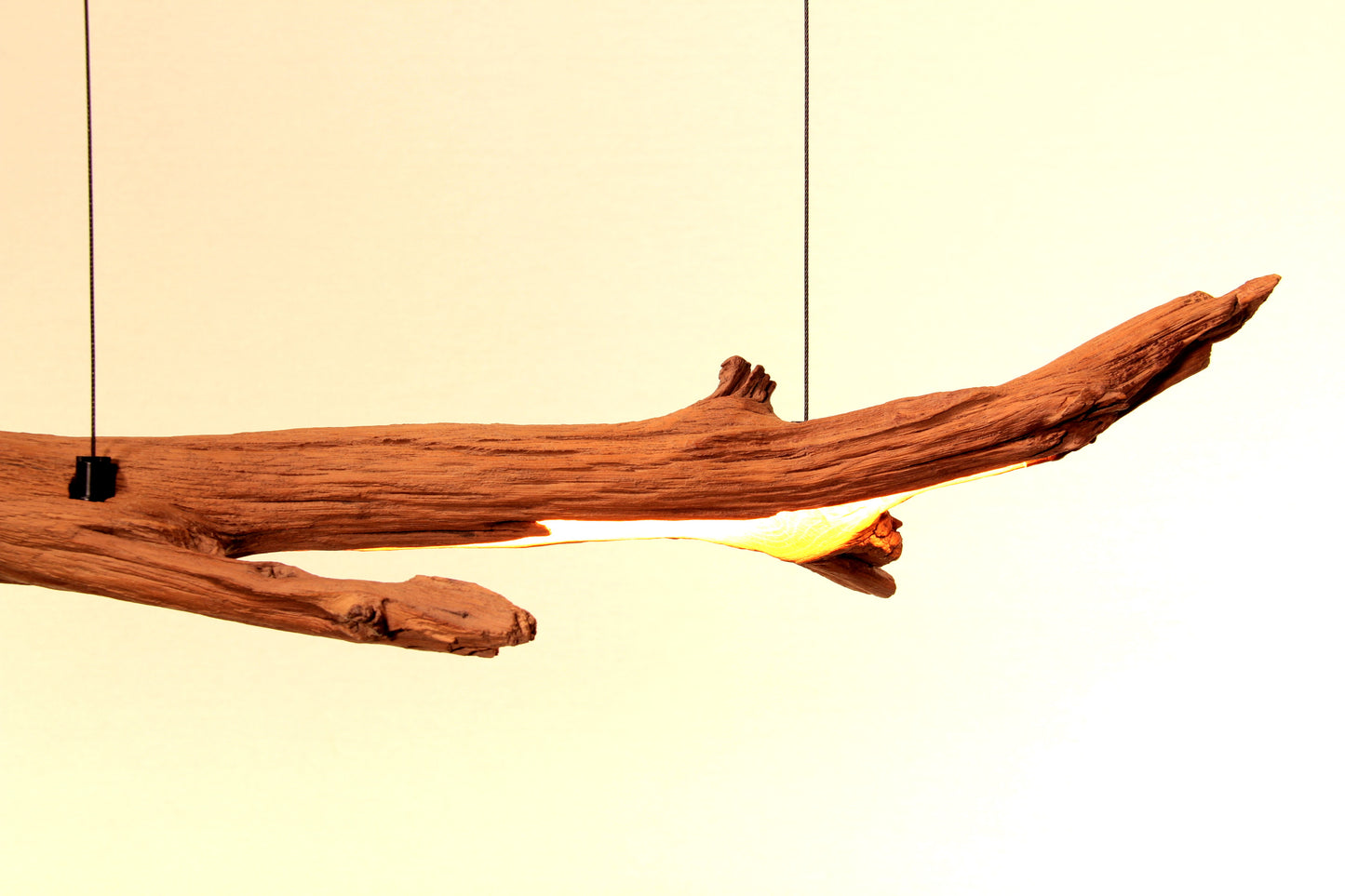 Dining table lamp - handmade unique piece - 100cm oak branch