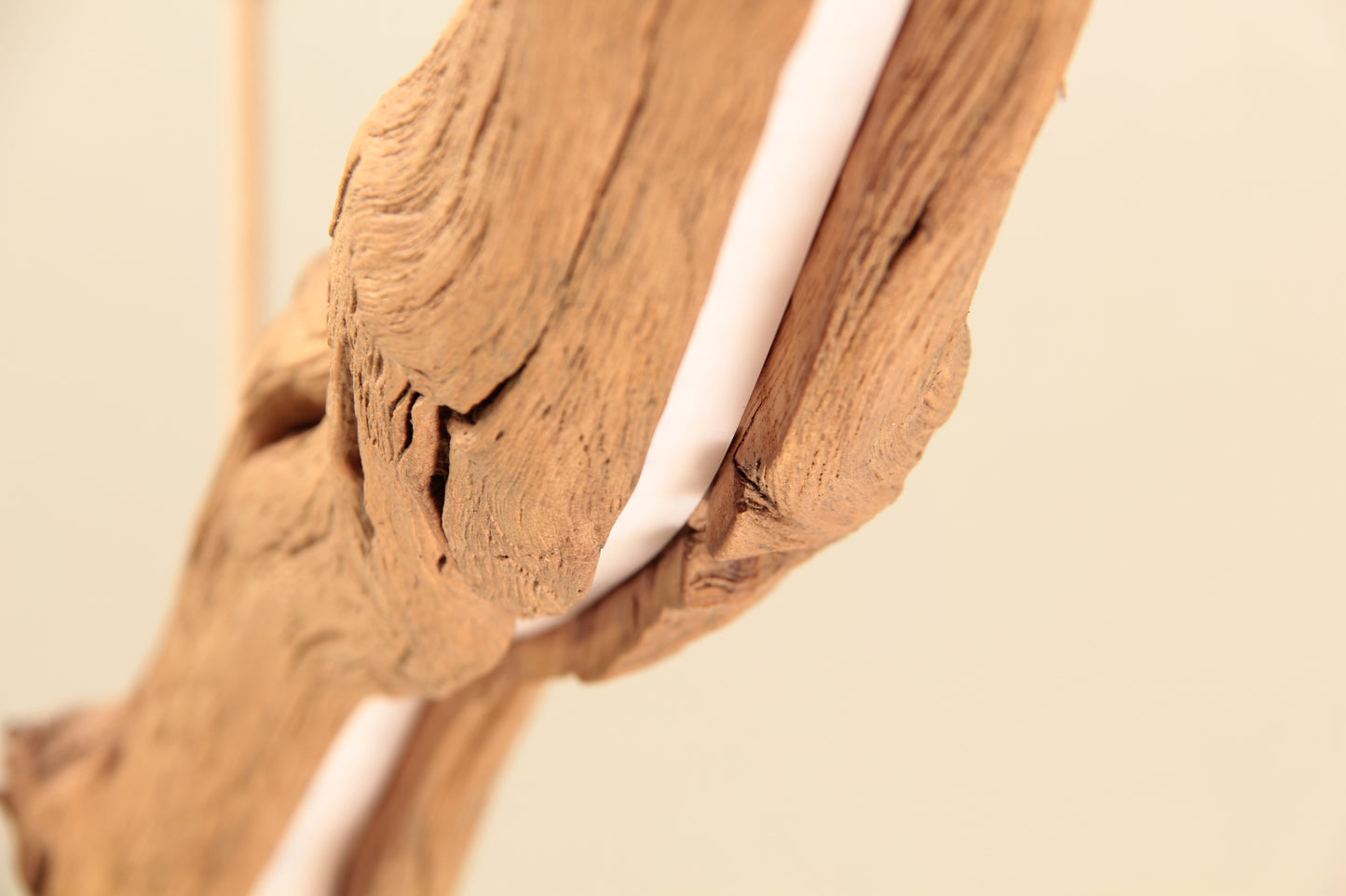 Dining table lamp - handmade unique piece - 124cm oak branch