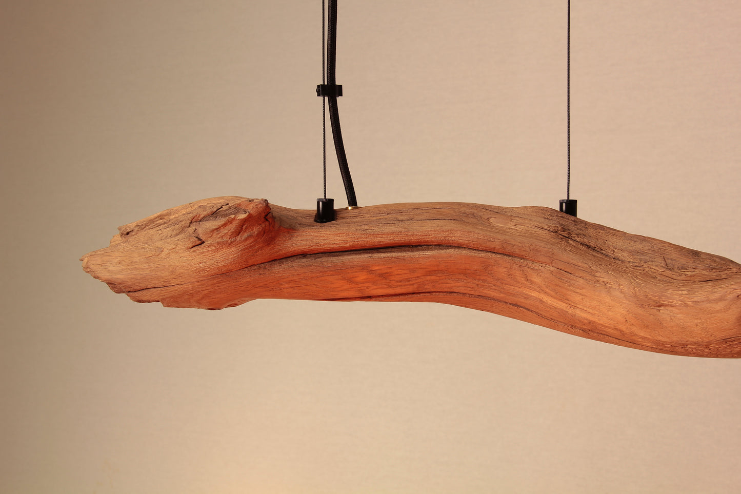 Dining table lamp / LED strip / 122 cm oak branch