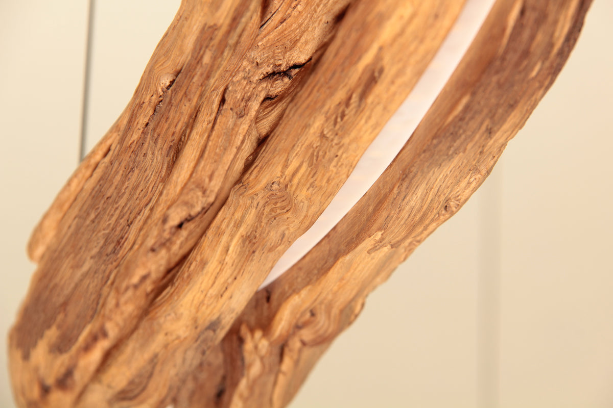 Dining table lamp - handmade unique piece - 178cm oak branch
