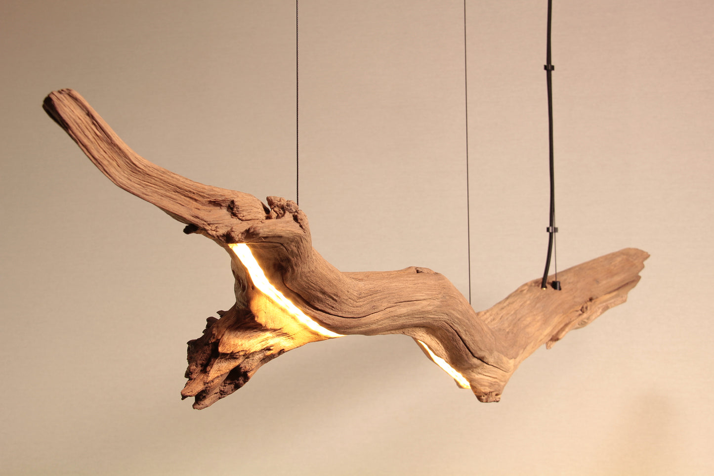 Lampada da tavolo / striscia LED / ramo di quercia da 125 cm