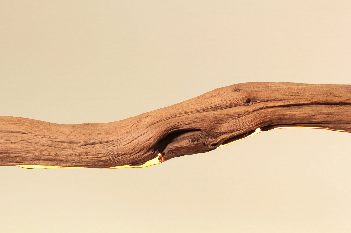 Dining table lamp - handmade unique piece - 124cm oak branch