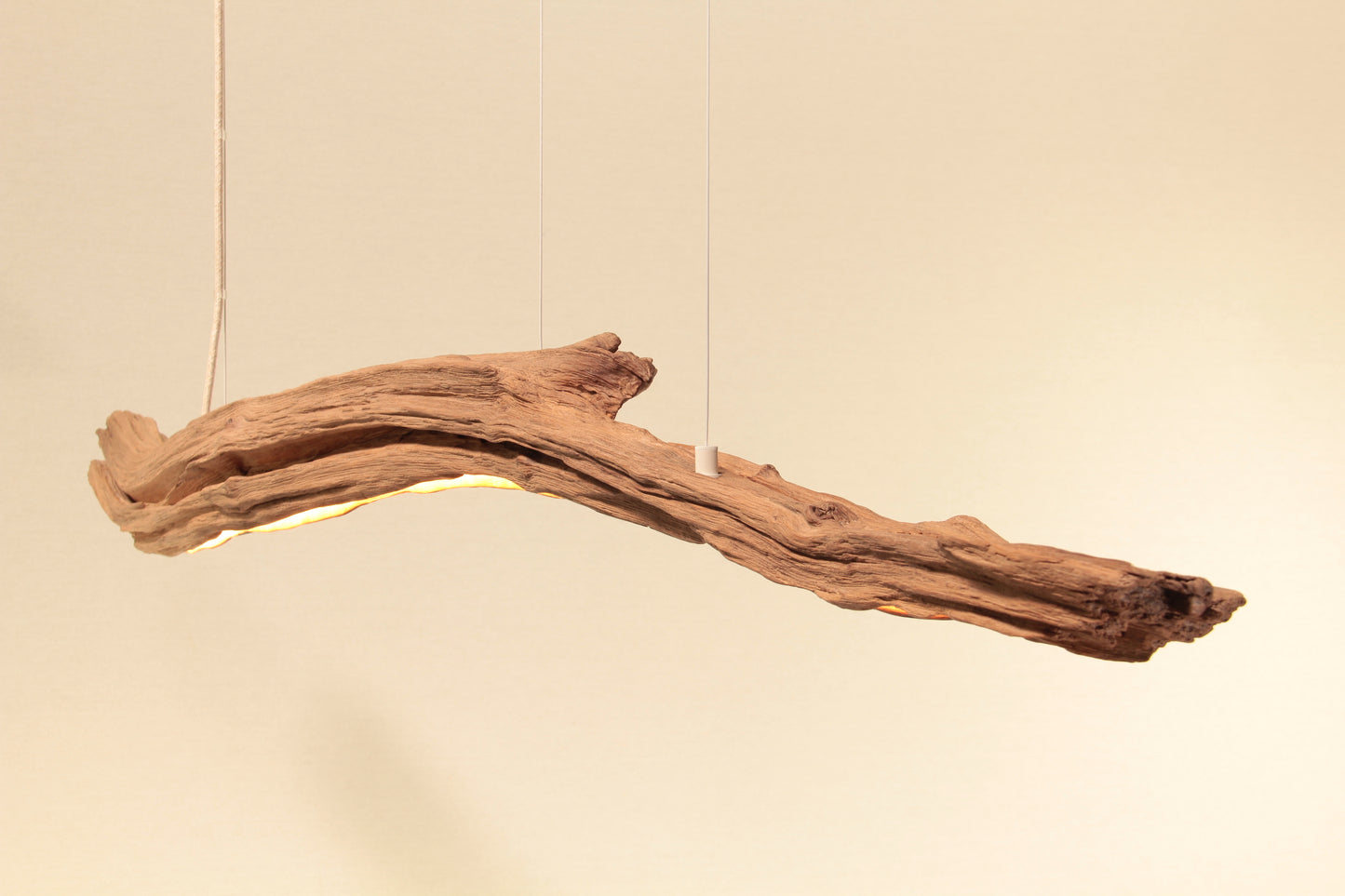 Dining table lamp - handmade unique piece - 152cm oak branch