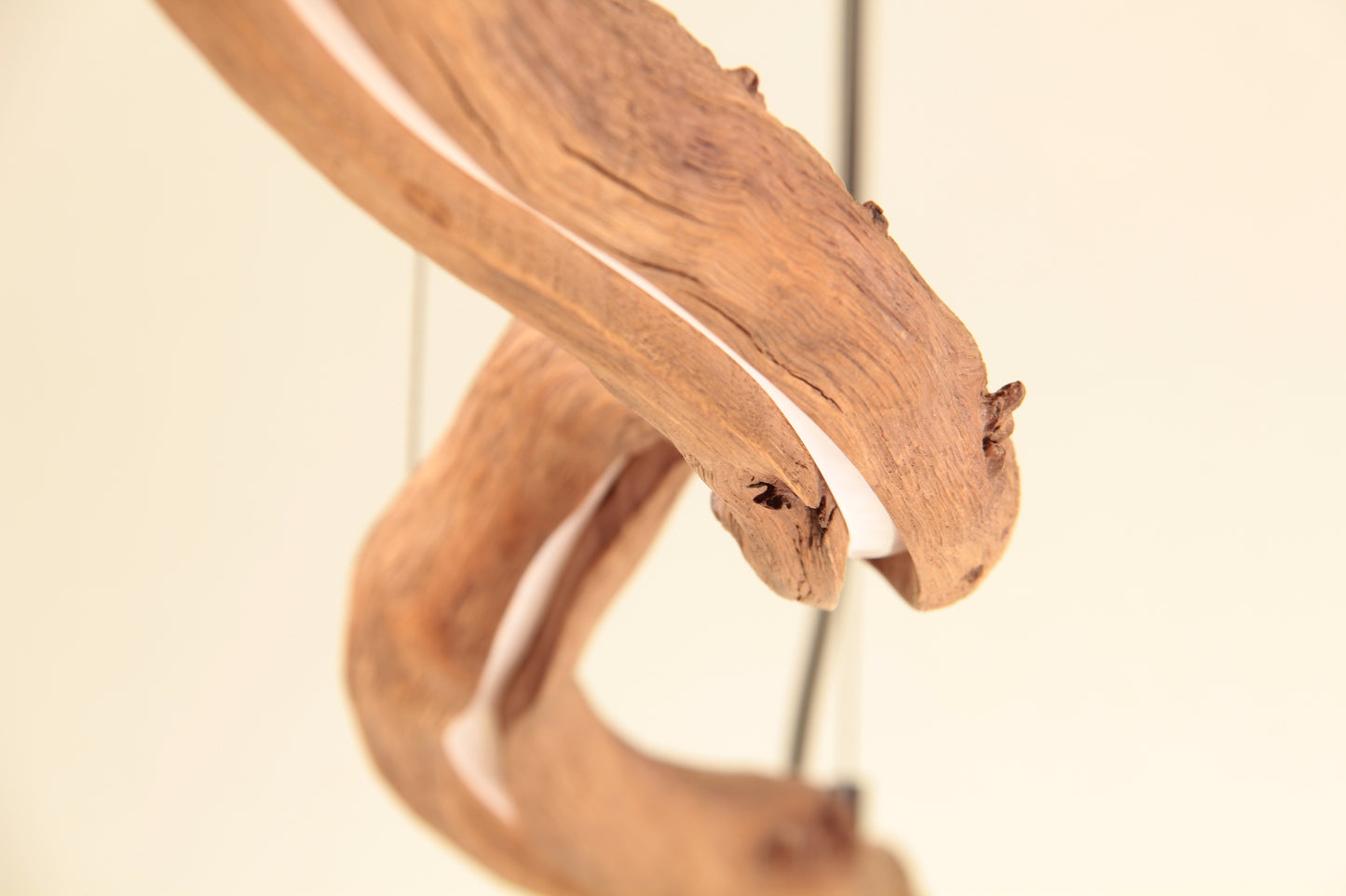 Esstischleuchte - handgefertigtes Unikat - 146cm Eichenast