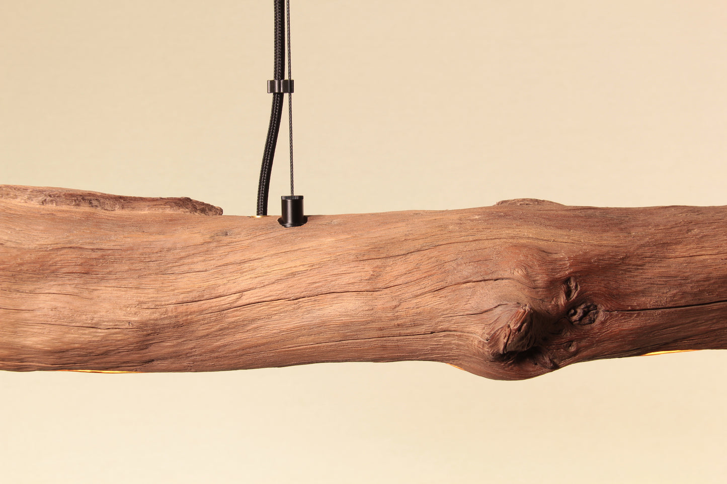 Dining table lamp - handmade unique piece - 149cm oak branch