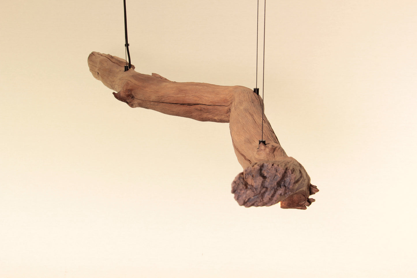 Dining table lamp - handmade unique piece - 149cm oak branch