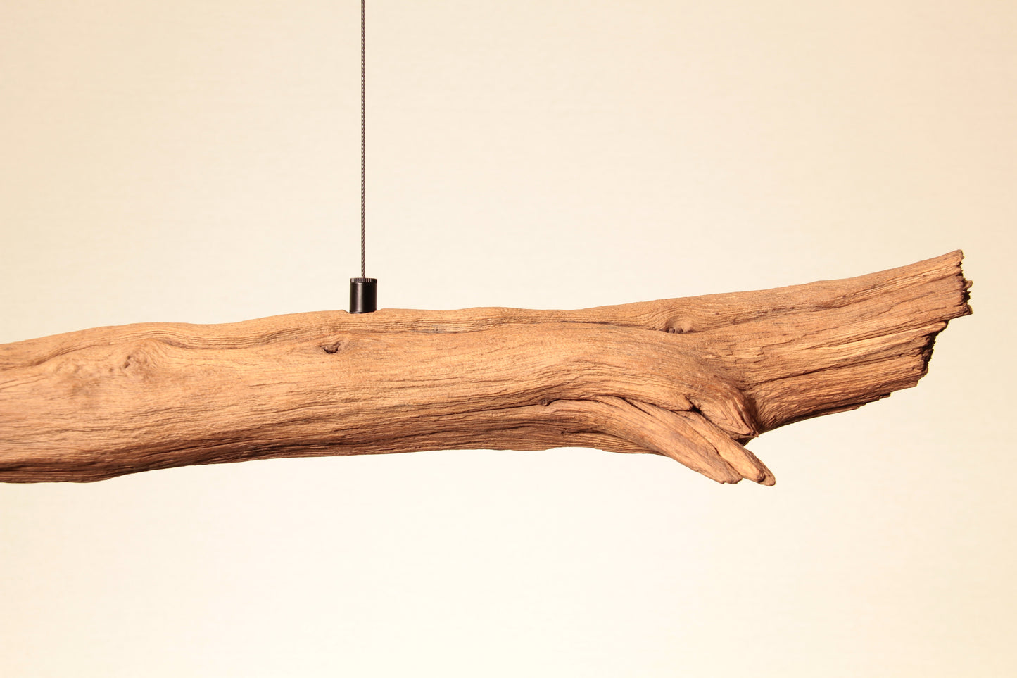 Dining table lamp - handmade unique piece - 124cm oak branch