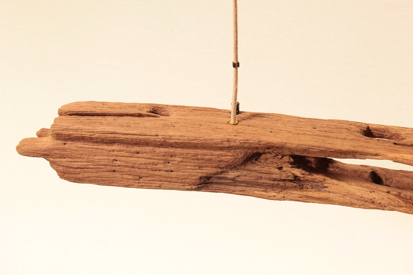 Esstischleuchte - handgefertigtes Unikat - 126cm Eichenbalken