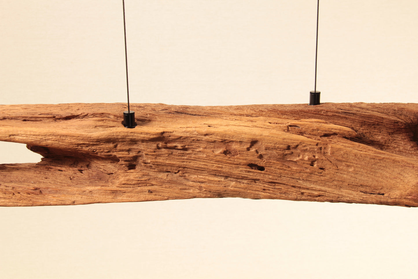 Esstischleuchte - handgefertigtes Unikat - 126cm Eichenbalken