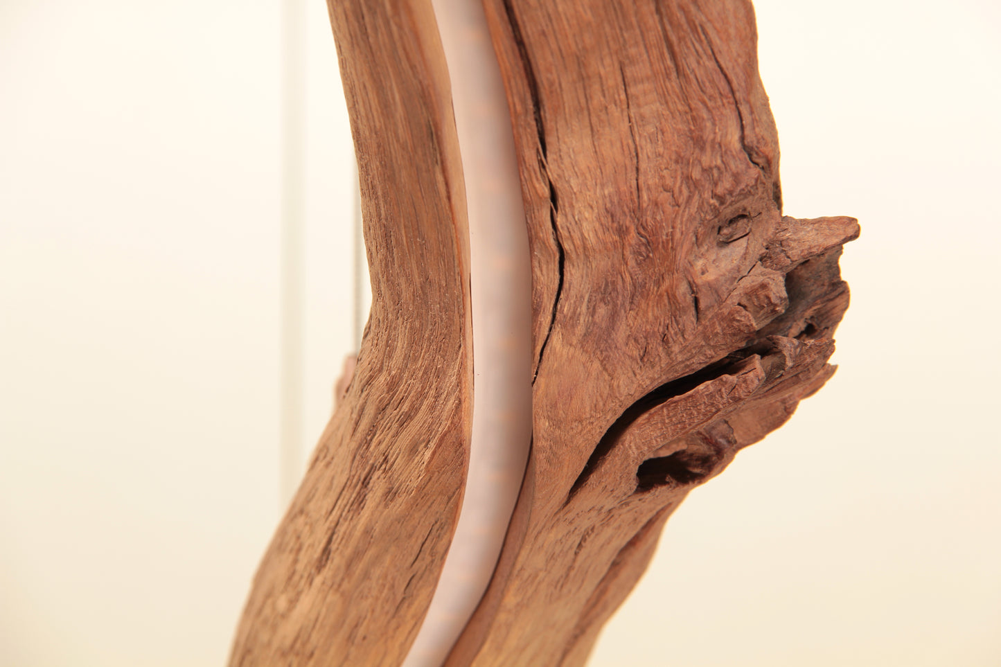Dining table lamp - handmade unique piece - 149cm oak branch