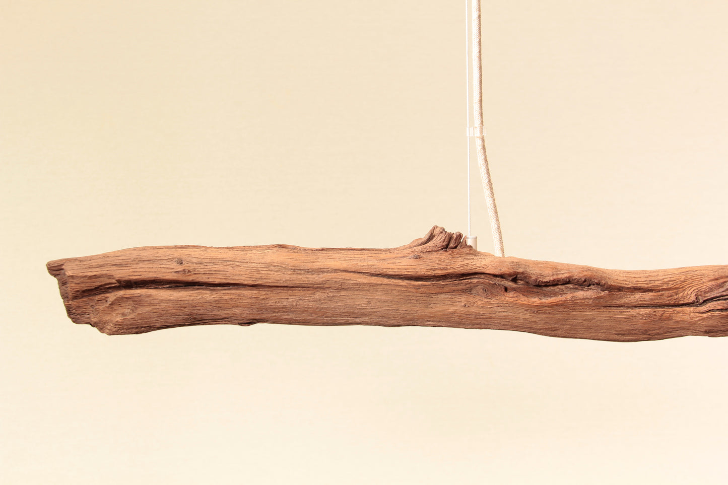 Lampe de table à manger - fait main pièce unique - 159cm branche de chêne