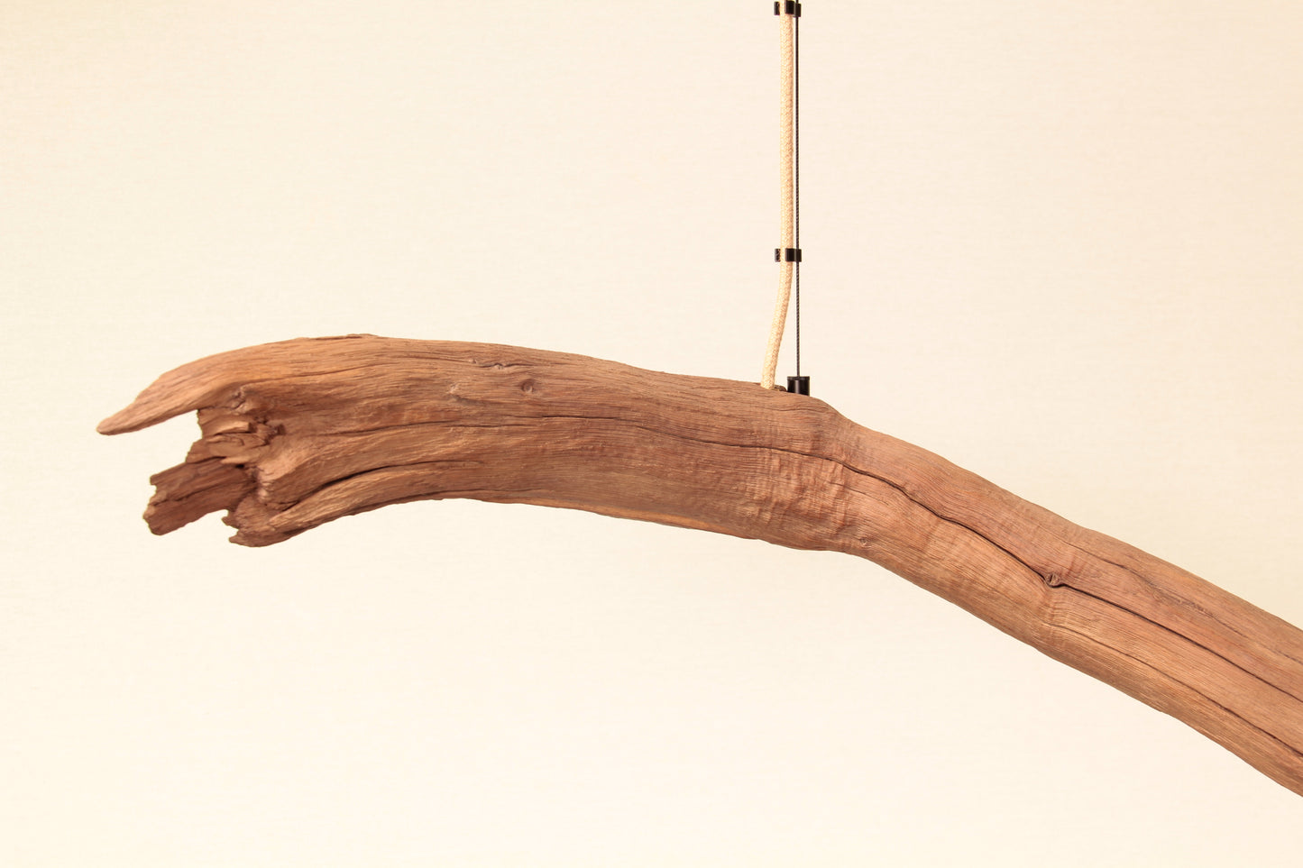 Lámpara de mesa de comedor - pieza única hecha a mano - rama de roble 184cm