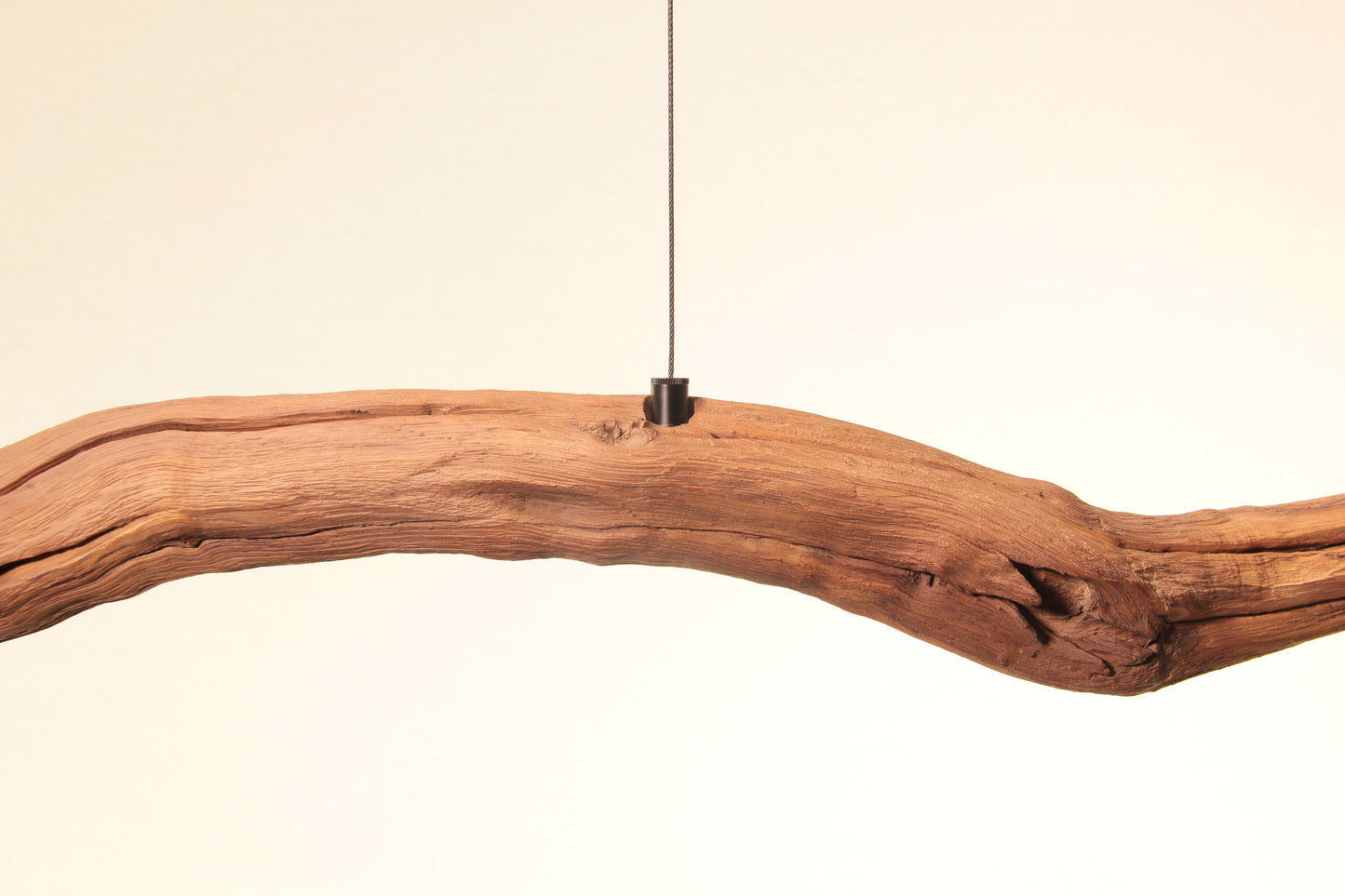 Lámpara de mesa de comedor - pieza única hecha a mano - rama de roble 184cm