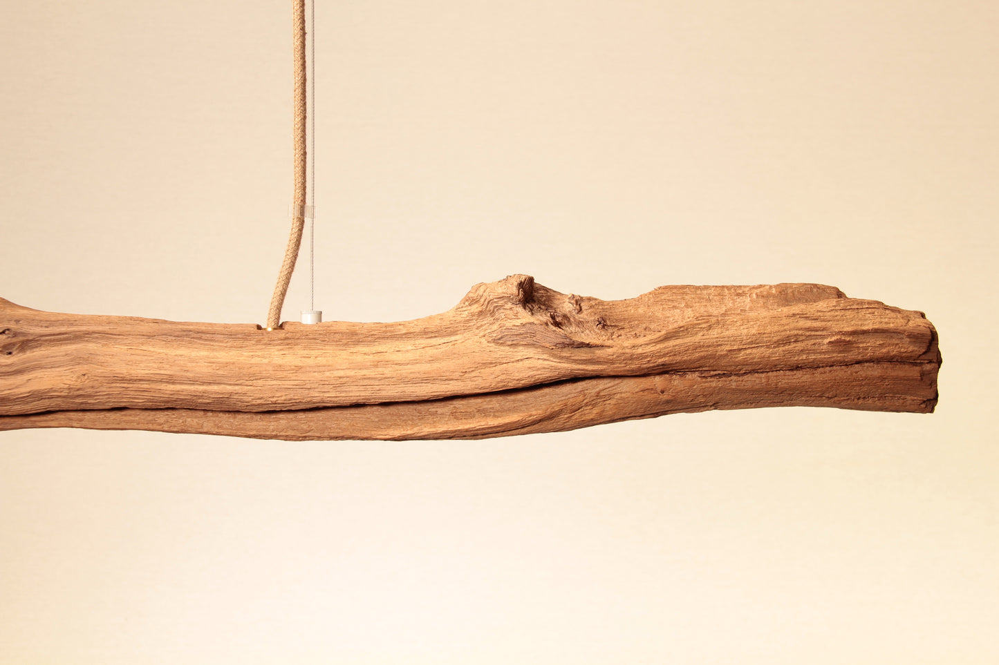 Dining table lamp - handmade unique piece - 179cm oak branch