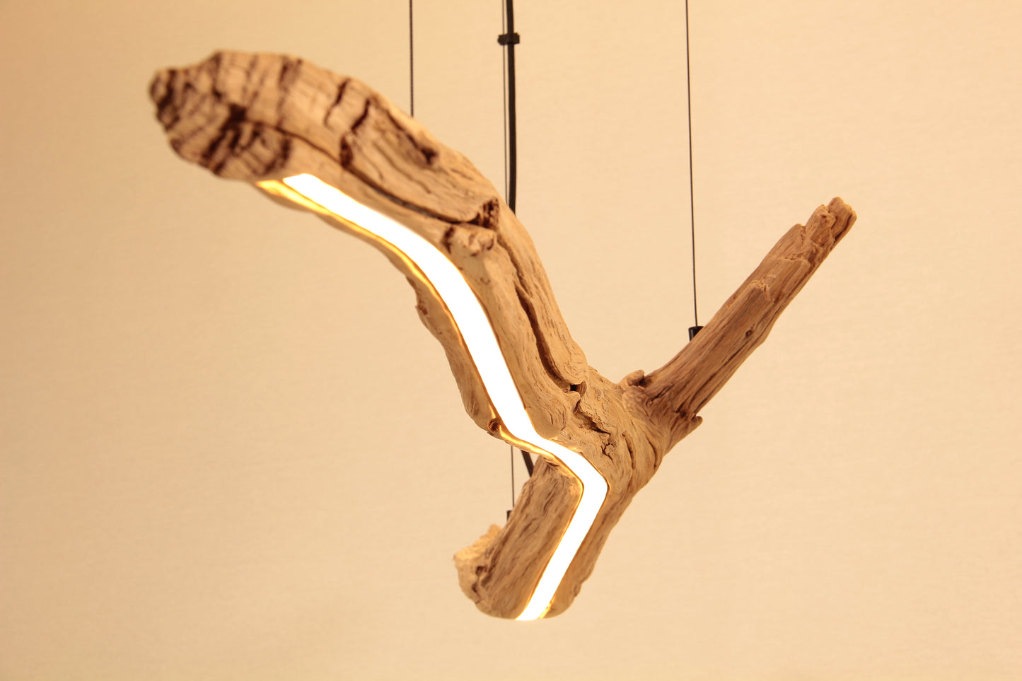 Lampada da tavolo / striscia LED / ramo di quercia da 142 cm